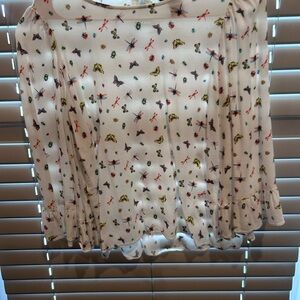 Patterned blouse, designer, Chelsea, and Theodore summer